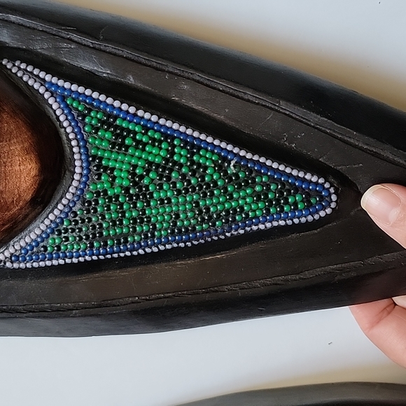 African wooden masks | hand crafted in Ghana | set of 2 - Picture 4 of 5